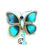Thumbnail: Iridescent Butterfly Pin/Necklace