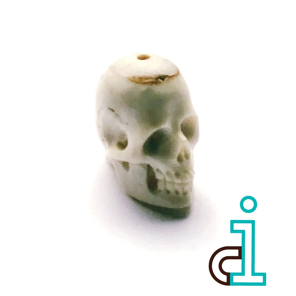 Thumbnail: Bali Skull  #3- hand carved