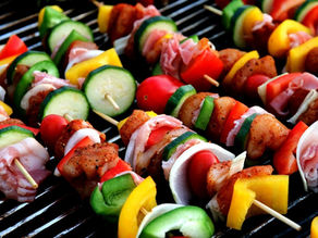 Meat & Vegetables Shish-Kebab