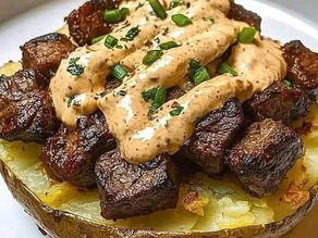 Loaded Steak Potato Boat