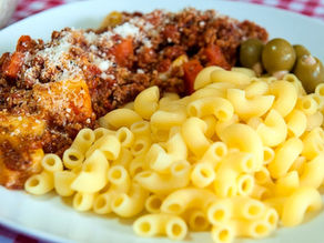 Noodles with Minced Meat Sauce