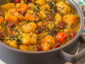 Vegan Caribbean plantain Curry Authored by Charla