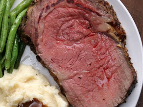 Prime Rib with Garlic