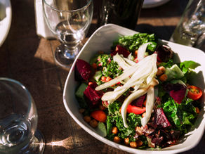 Chicpeas, Tomato, Kale & Assorted Salad
