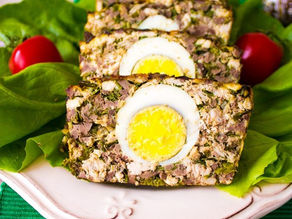 Romanian Easter Meatloaf- Drob
