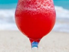 Caribbean Strawberry, Guava Juice and Orange Juice Cocktail