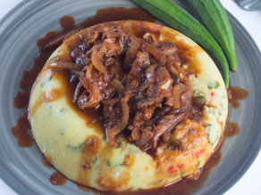 Cornmeal Cou Cou (Trinidad style)