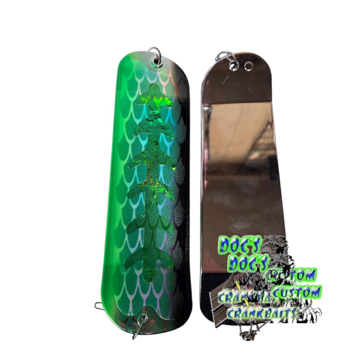 8" Flasher Green Alewife