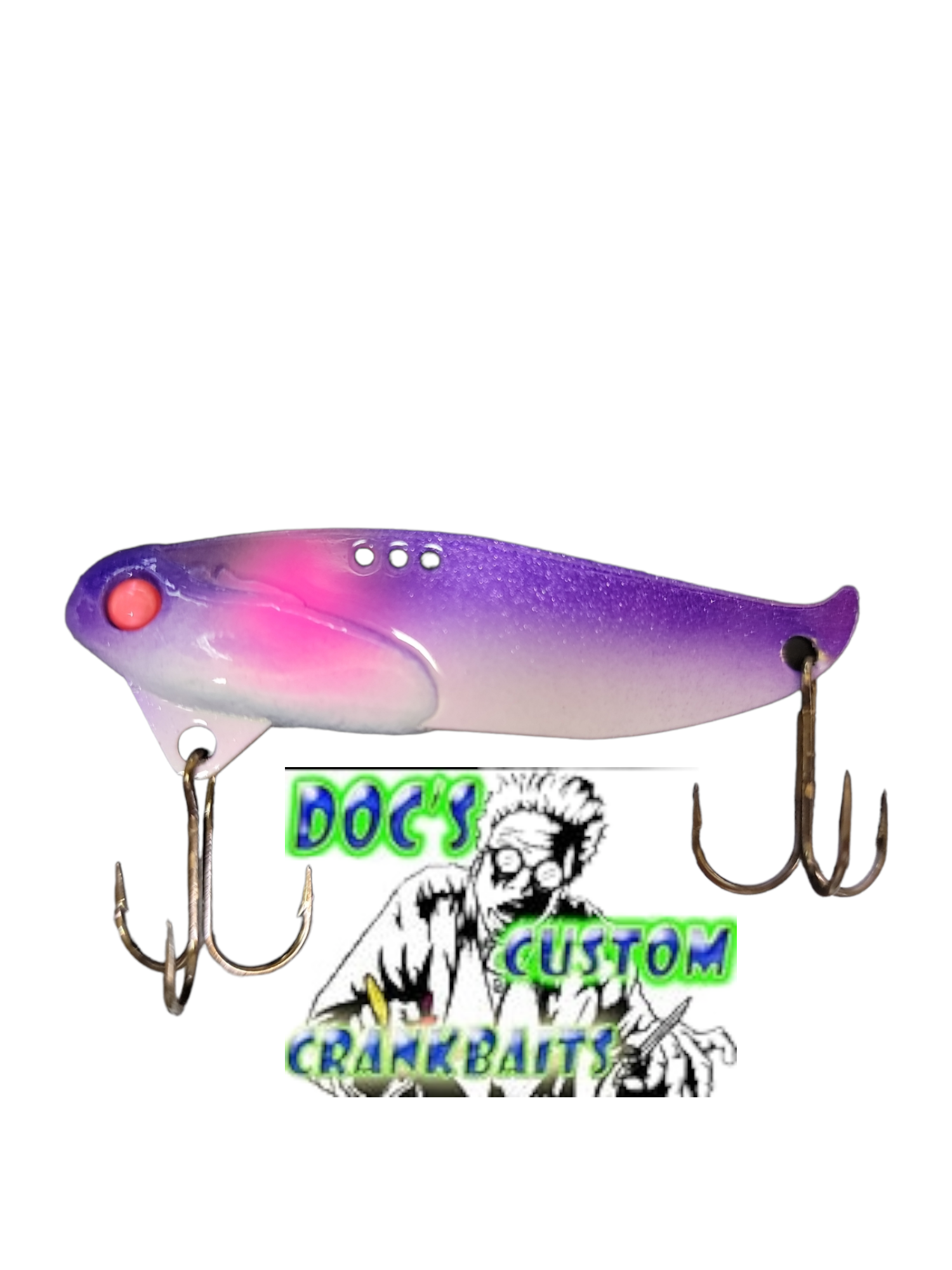 Blade Baits in Pink Starburst