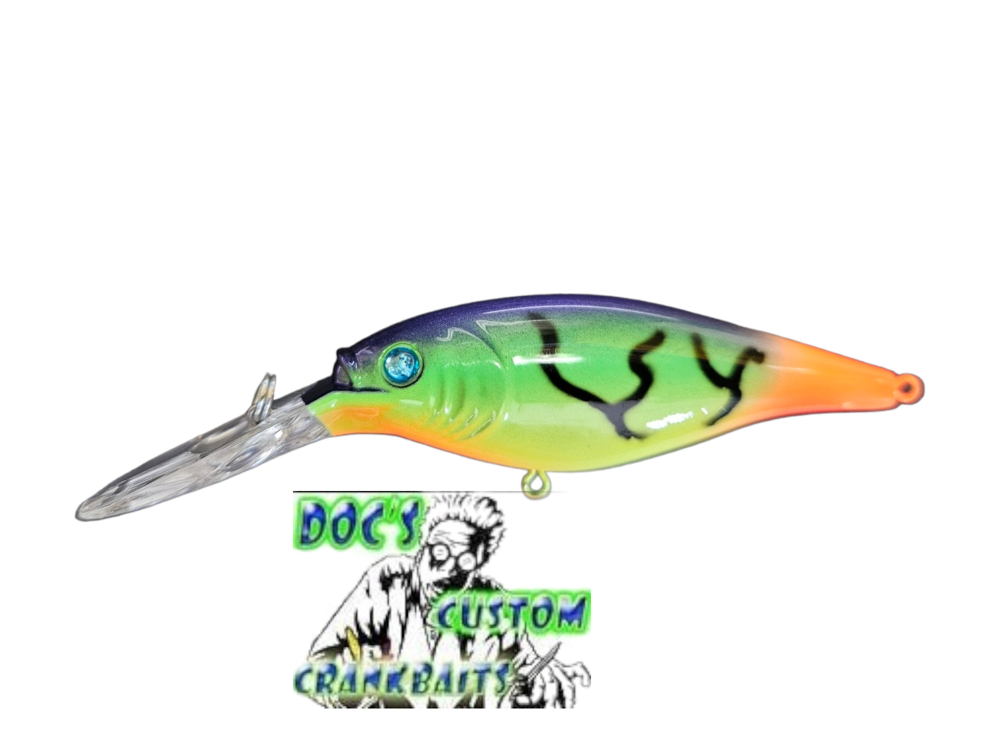 #7 Flicker Shad in Hot Mess Tiger