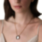 H Stern Golden Stone Crystal Rock Pendant 18k Yellow Gold