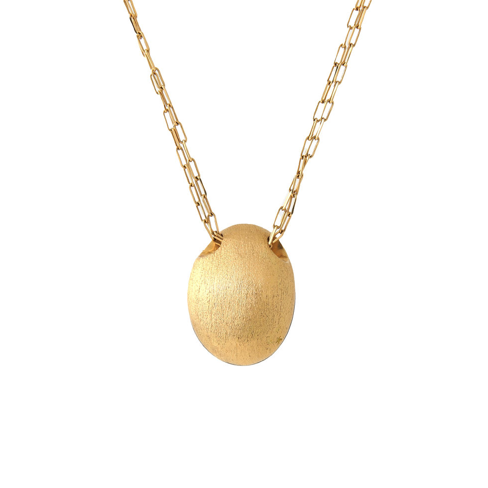 Thumbnail: H Stern Golden Stone Crystal Rock Pendant 18k Yellow Gold