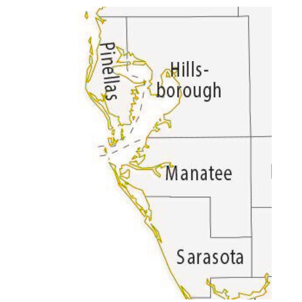 Delivery Service County Map