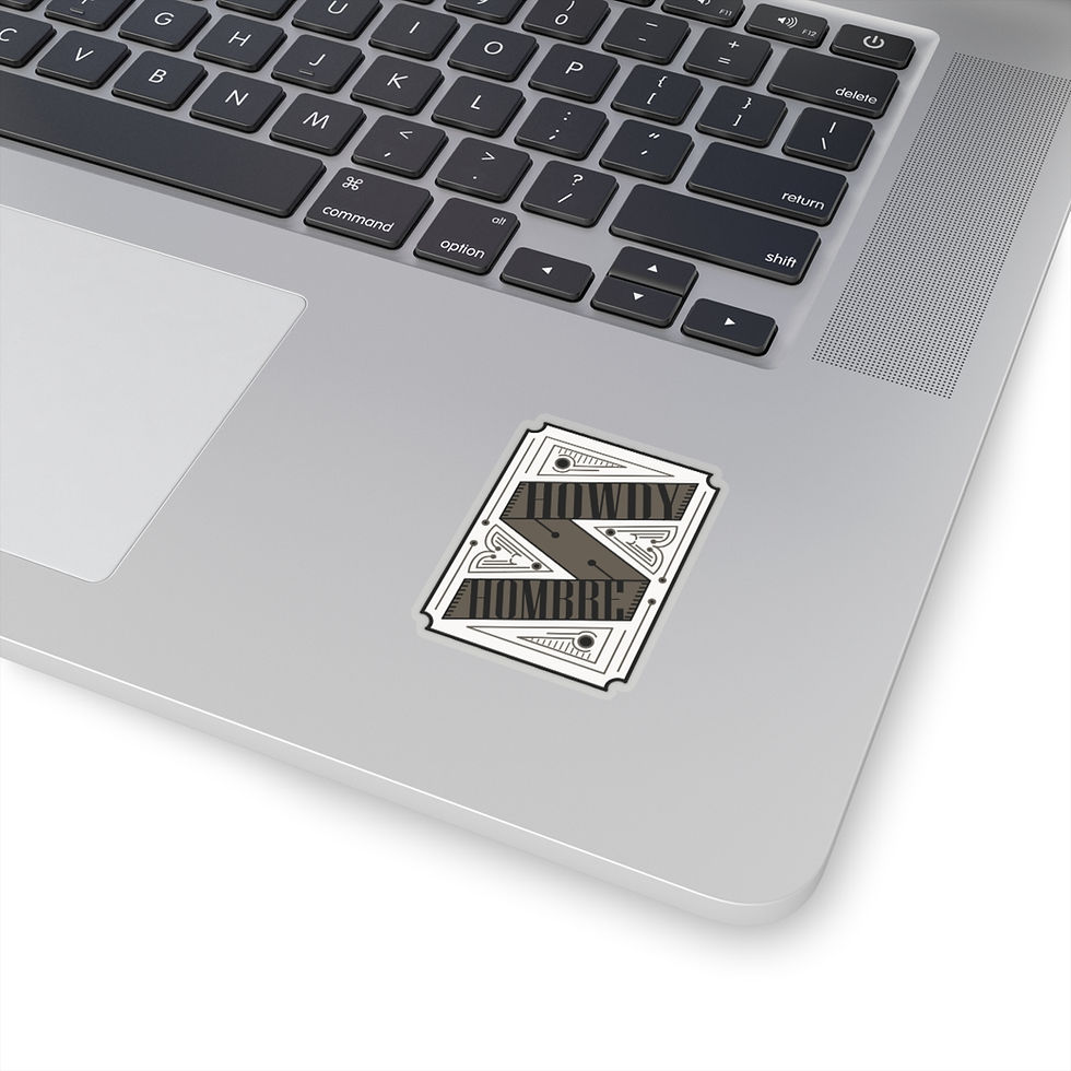 Thumbnail: Howdy Hombre Deco Kiss-Cut Stickers