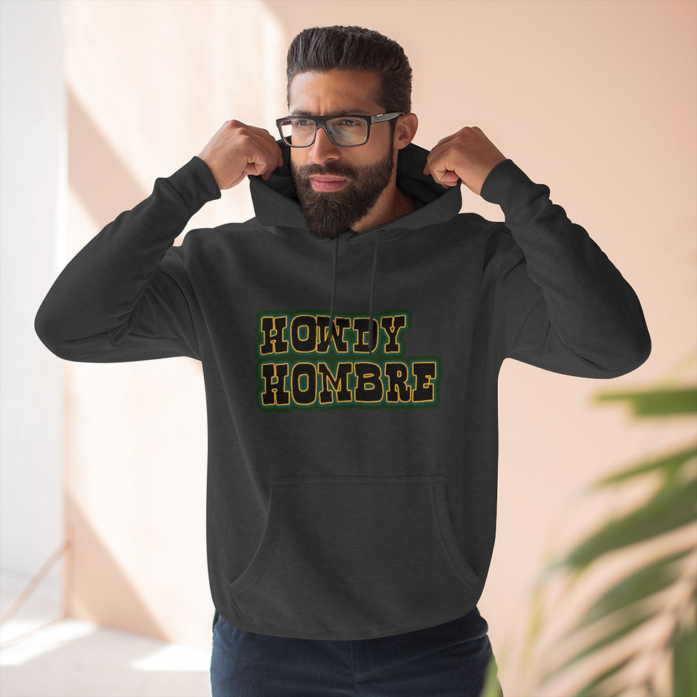 Thumbnail: Howdy Hombre Western Unisex Premium Pullover Hoodie