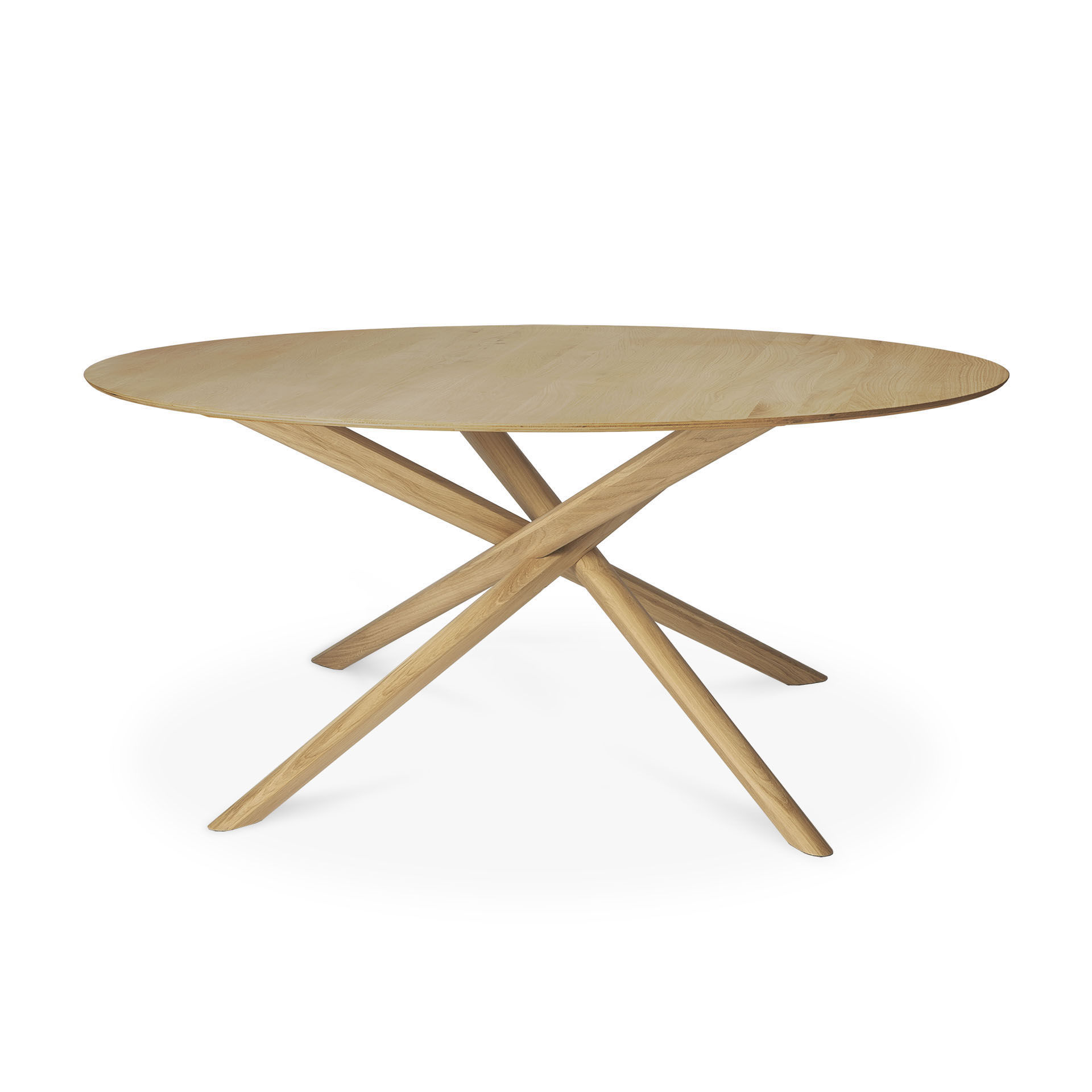 Ethnicraft Oak Mikado Round Dining Table 150cm