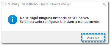 mensaje no se instalo instancia sql server