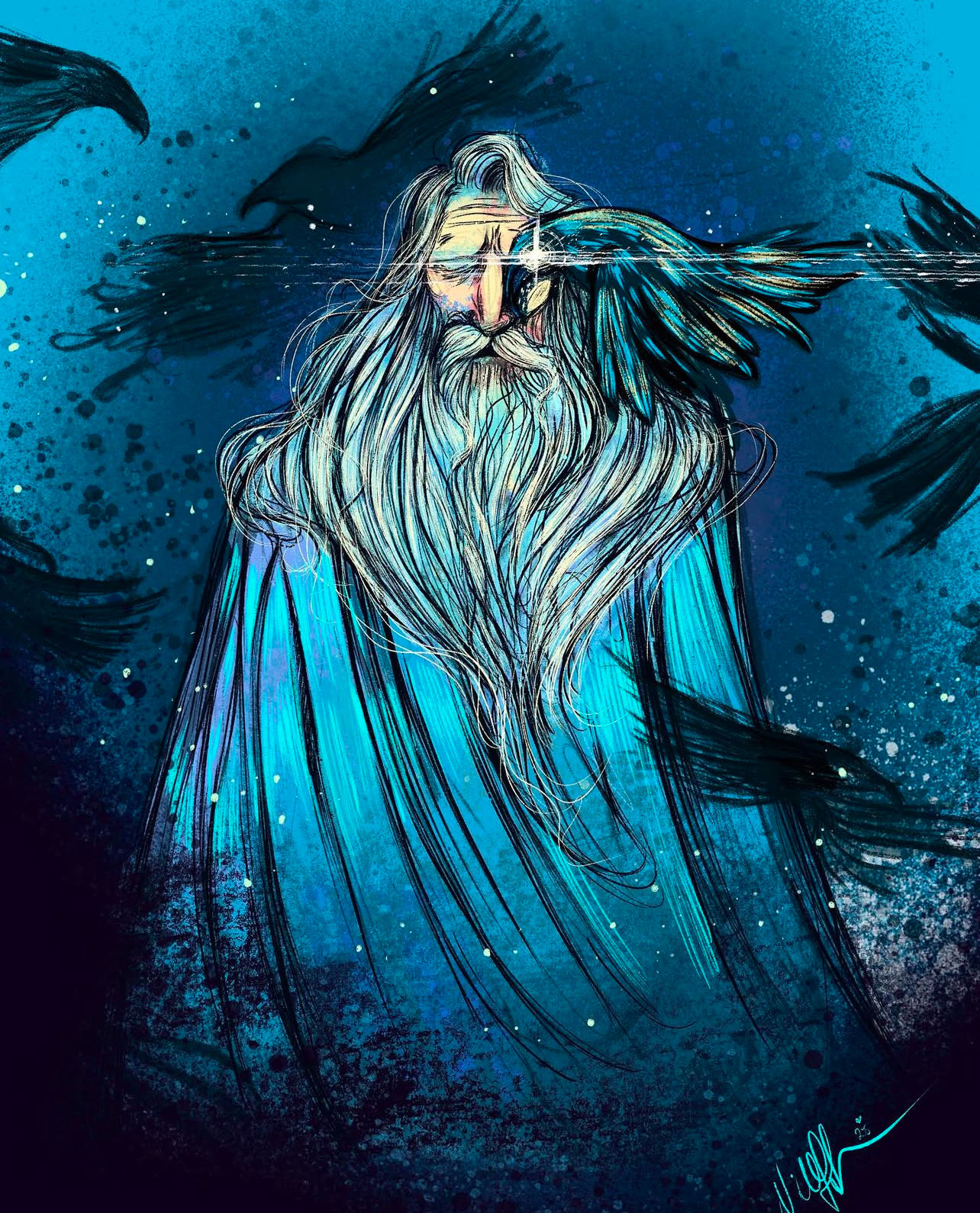 Odin the father of all gods 