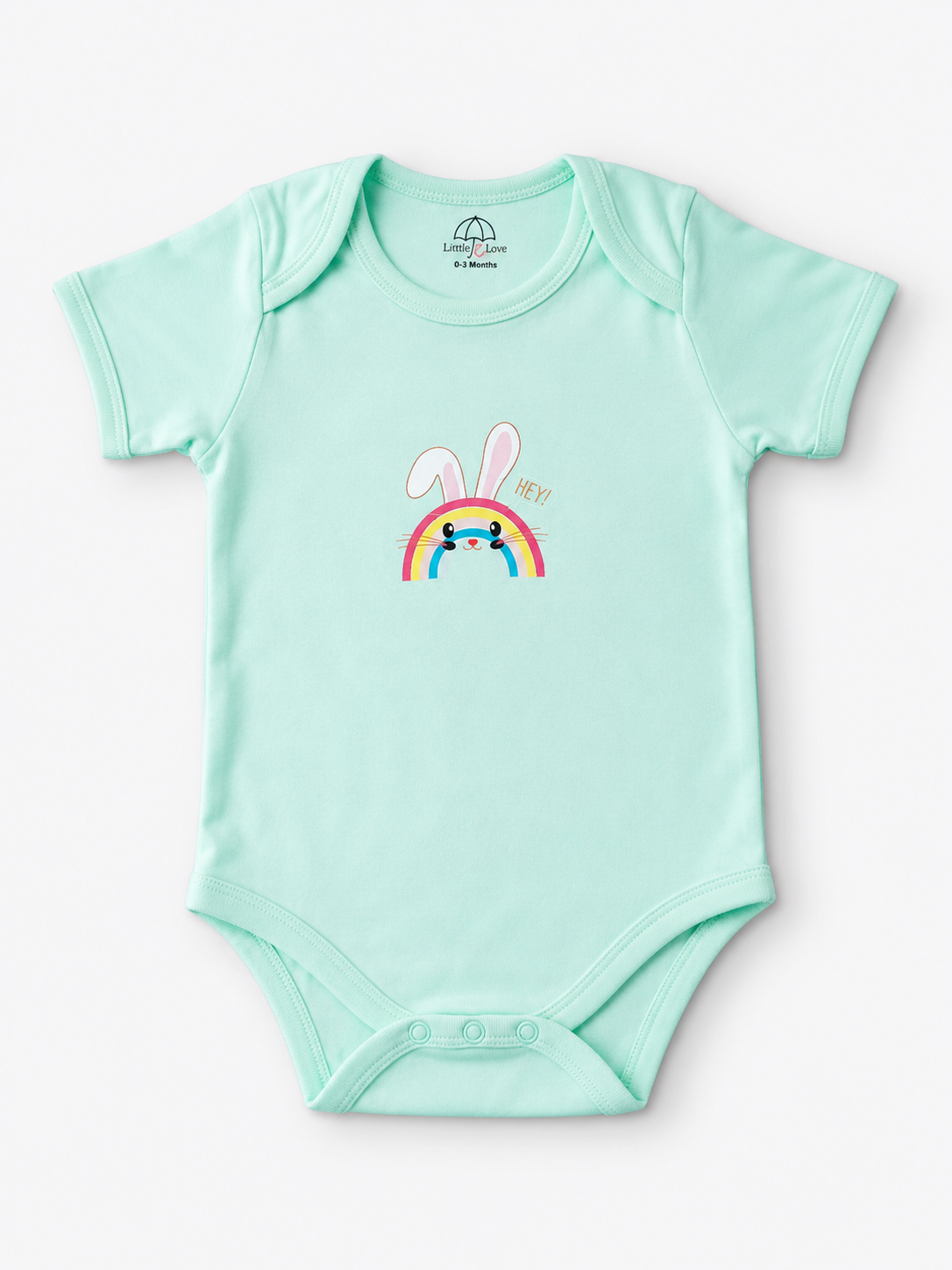 Mint Baby Bodysuit – Soft Comfort Fabric