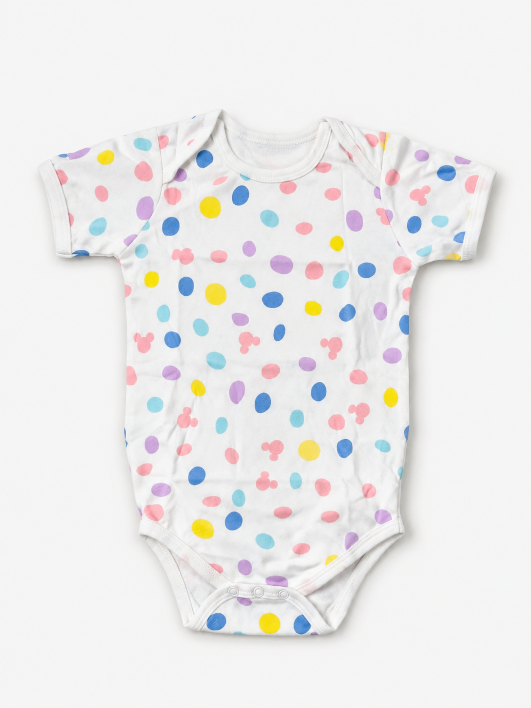 Polka Dot Baby Bodysuit – Soft Comfort Fabric