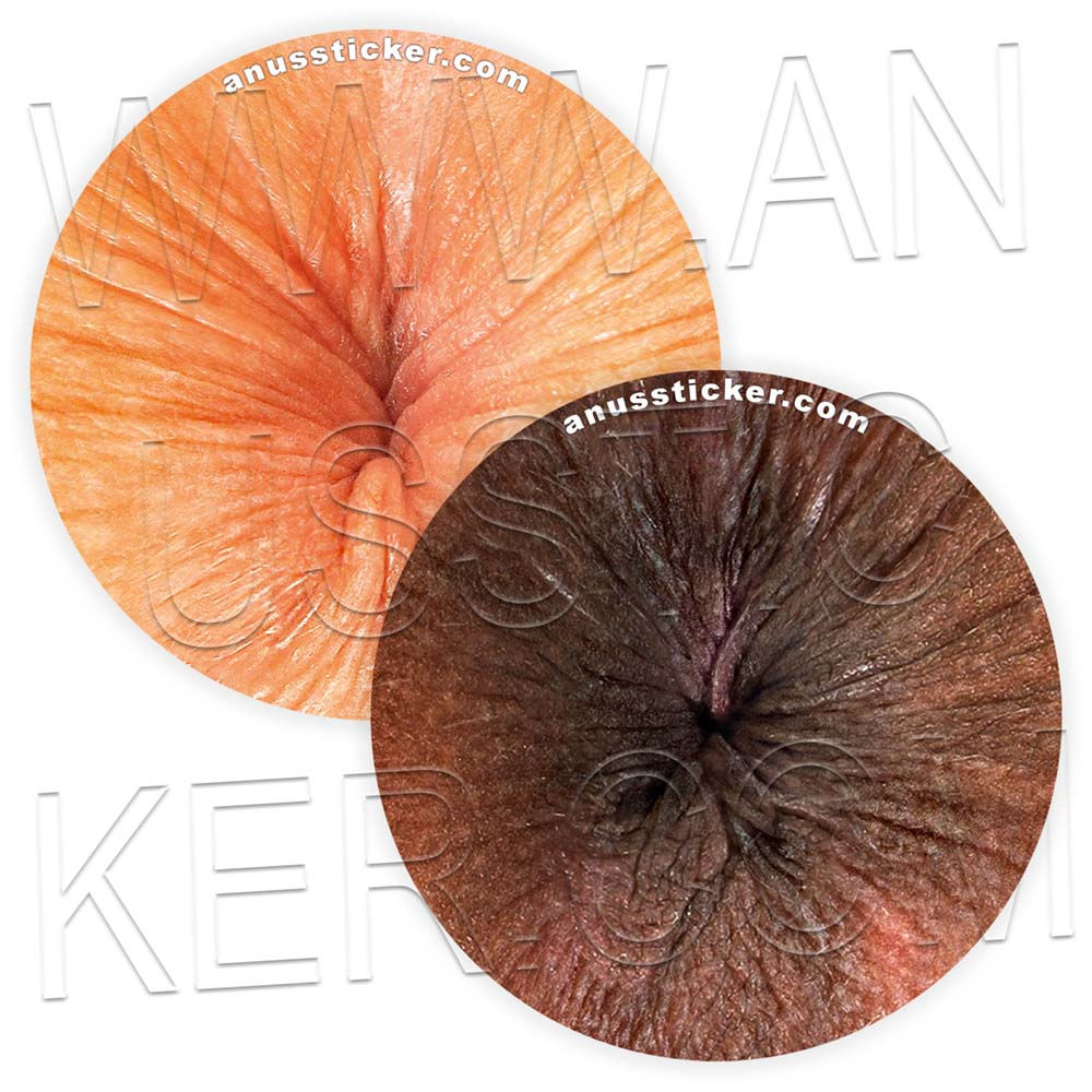 Anussticker "Wit & Zwart"