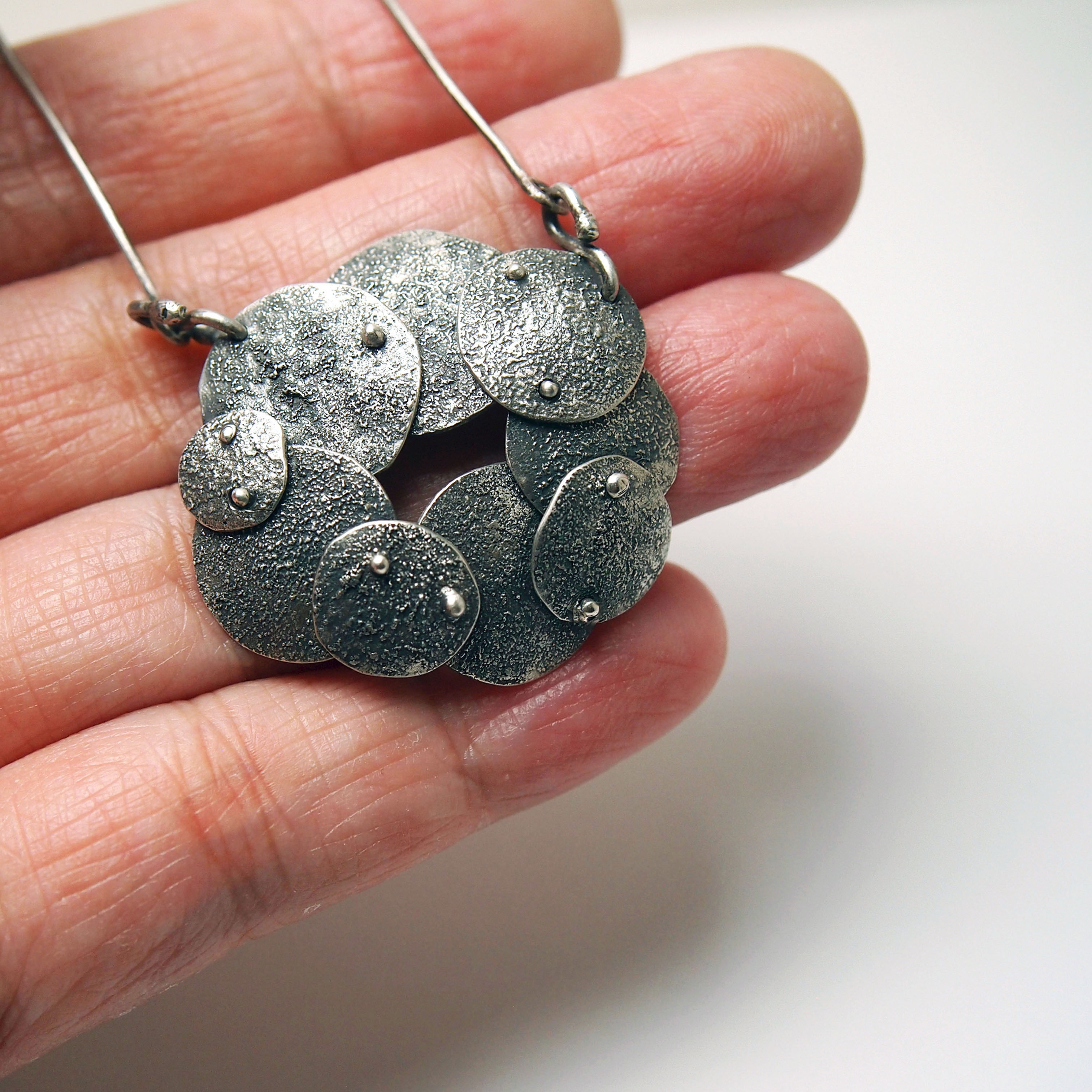 岩石可動雙面項鍊