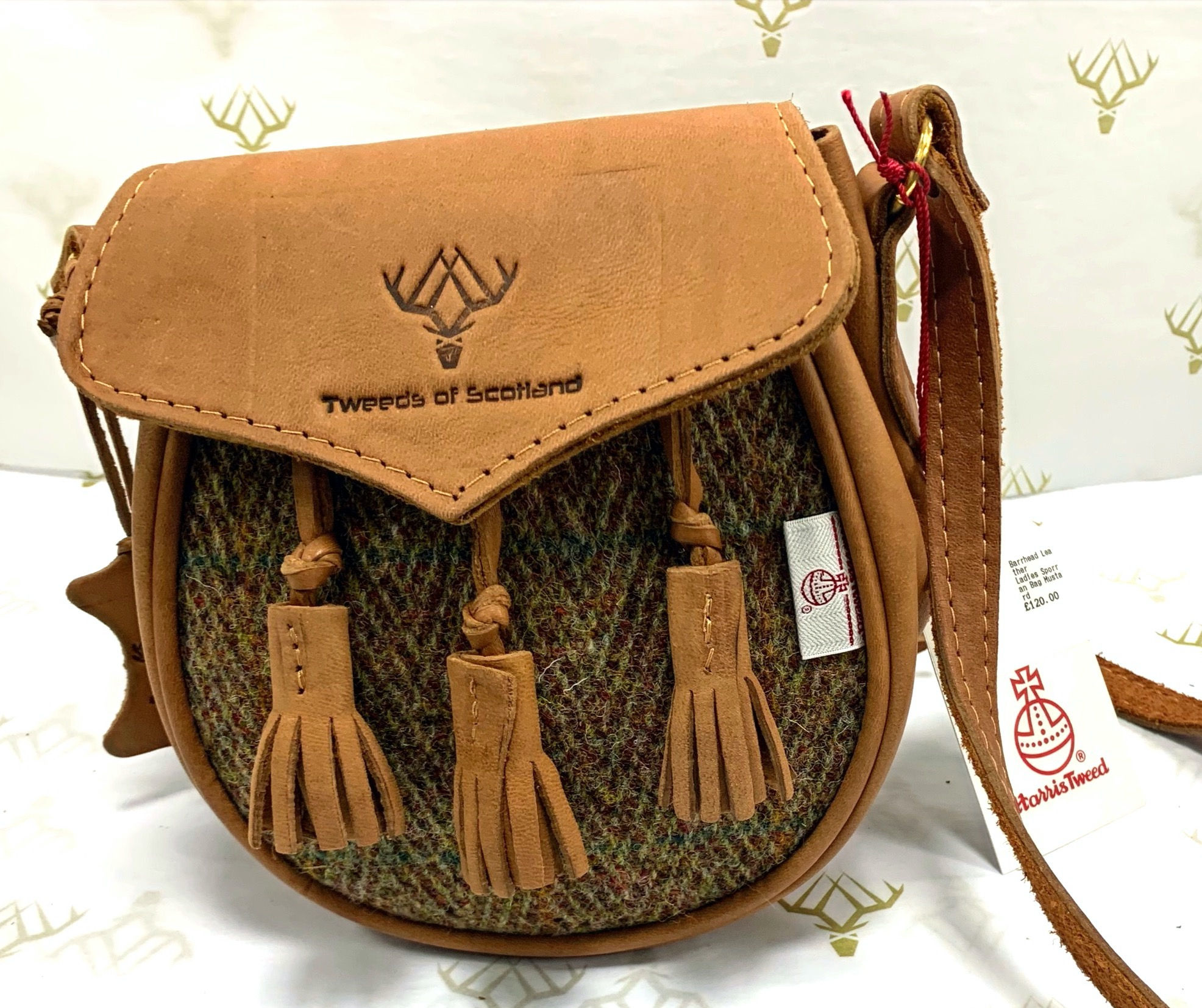 Ladies Sporran Handbag - Mustard