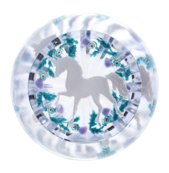 Scottish Untamed Beauty  - Caithness Glass Paperweight