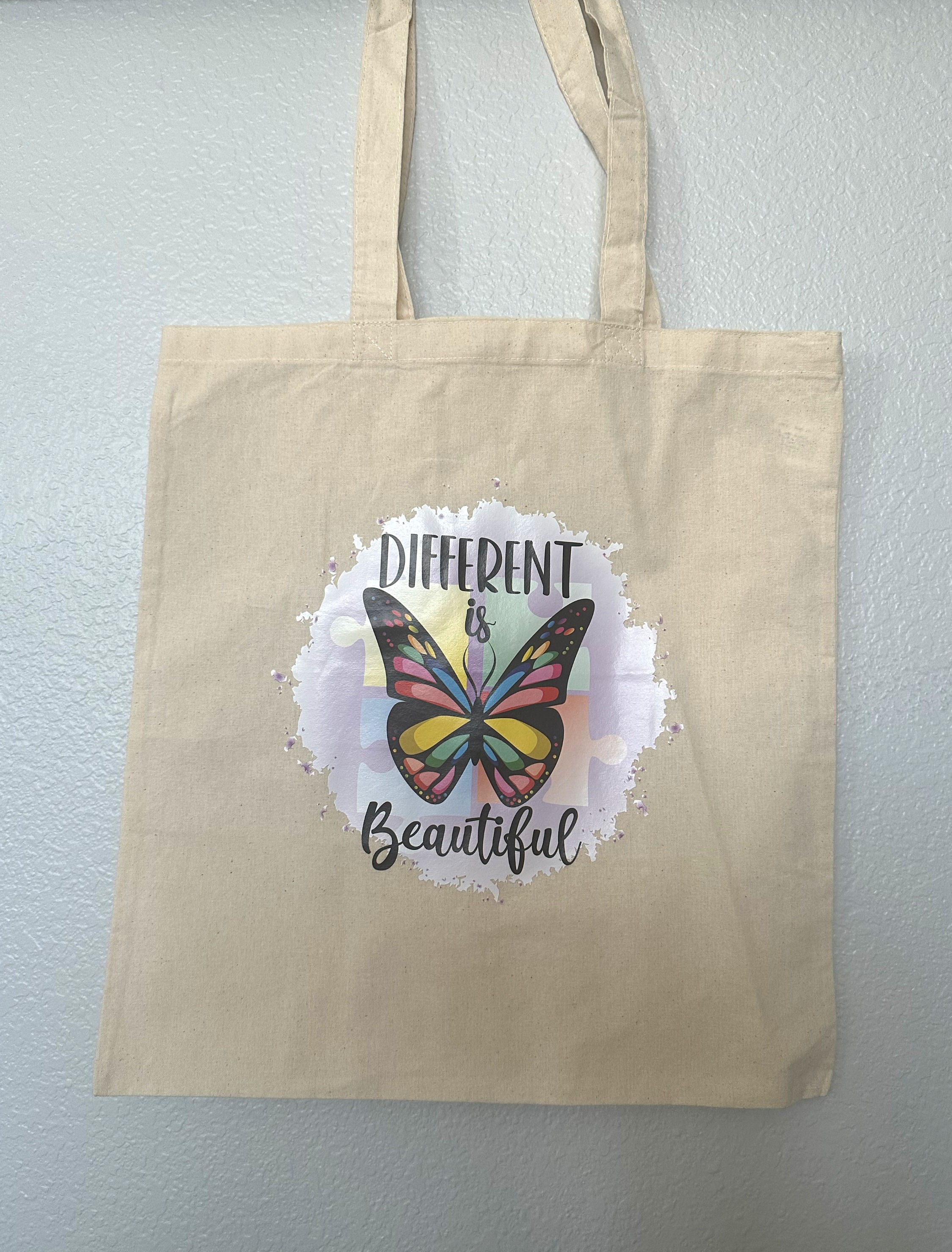 Autism Cotton Tote Bags