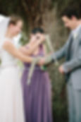 Handfasting Cord being wrapped