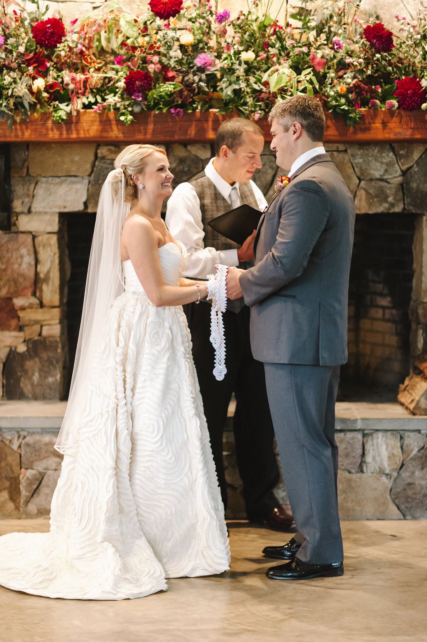 Irish Lace Handfasting Cord Embracing Union