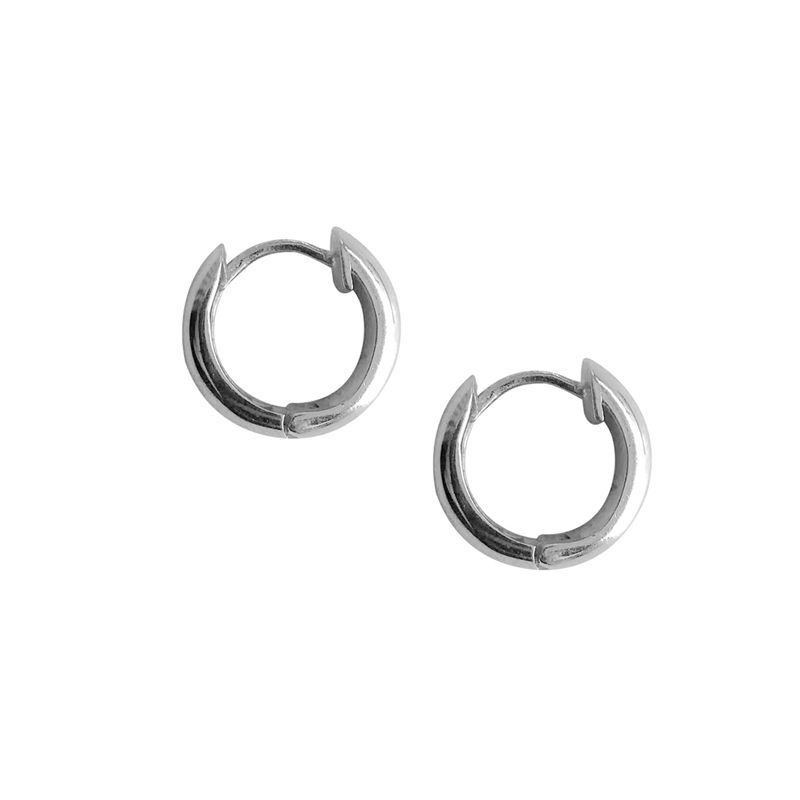 Thumbnail: S925 Thick Huggie Earrings