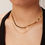 Thumbnail: 316L - 18k Gold Plated Double Layer Snake Chains 