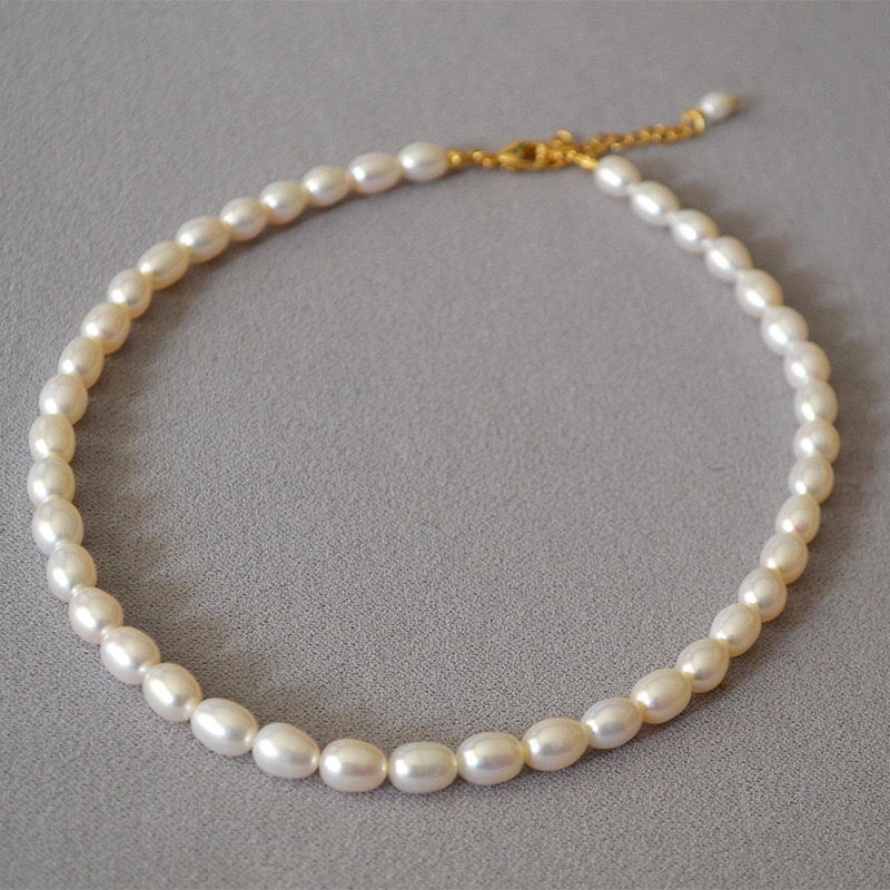 Thumbnail: 18K Gold PVD Plated-Exclusive Pearl Necklace 
