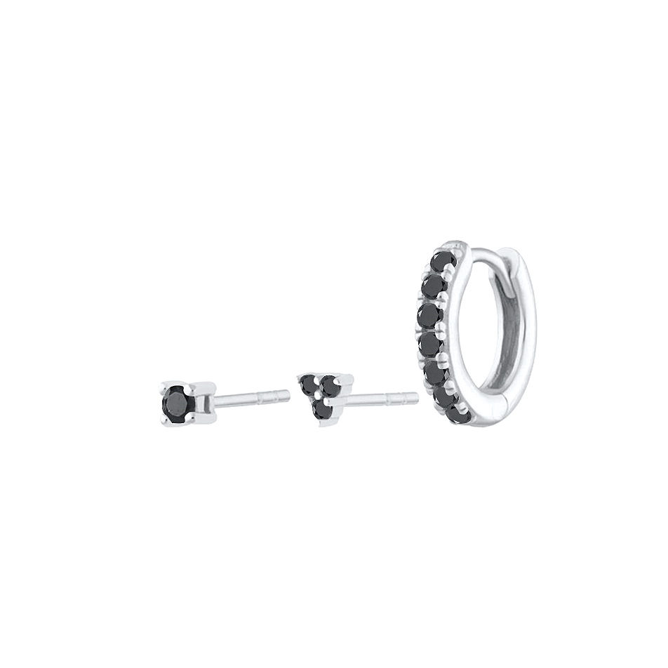 Thumbnail: S925 Hoop & Studs Set