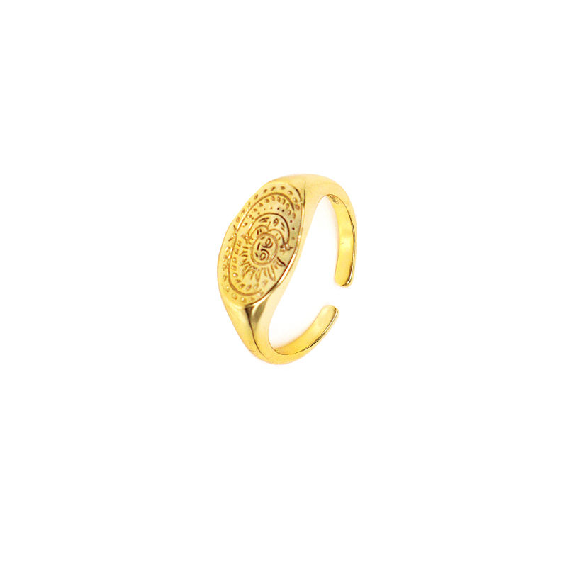 Thumbnail: S925 Moon & Sun Signat Ring