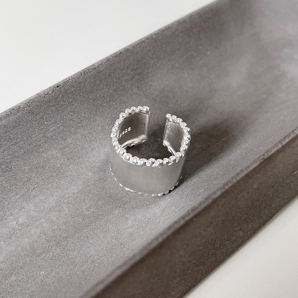 Thumbnail: S925 Bead Thick Band 