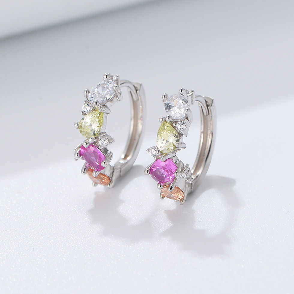 Thumbnail: S925 Bella Huggie Earrings
