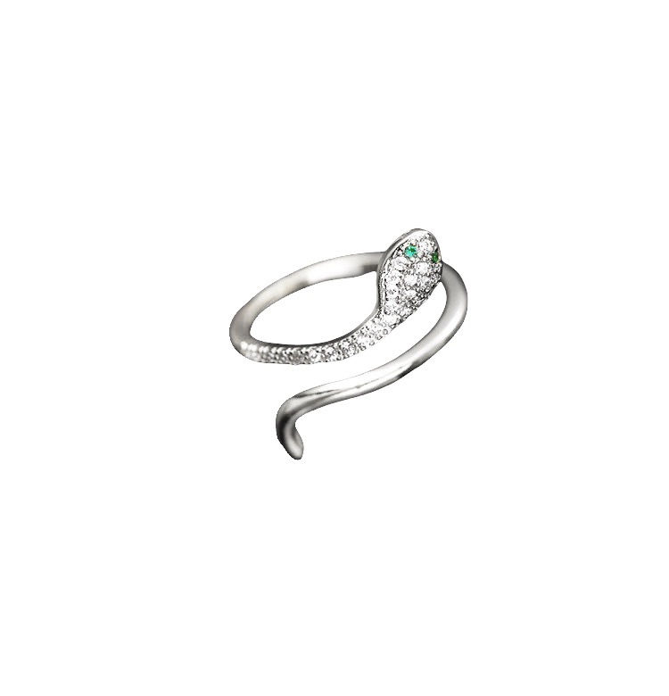 Thumbnail: S925 Snake Adjustable Ring