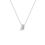 Thumbnail: S925 Baguette Cut CZ Ring Necklace 