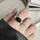 Thumbnail: S925 Black Oval Ring