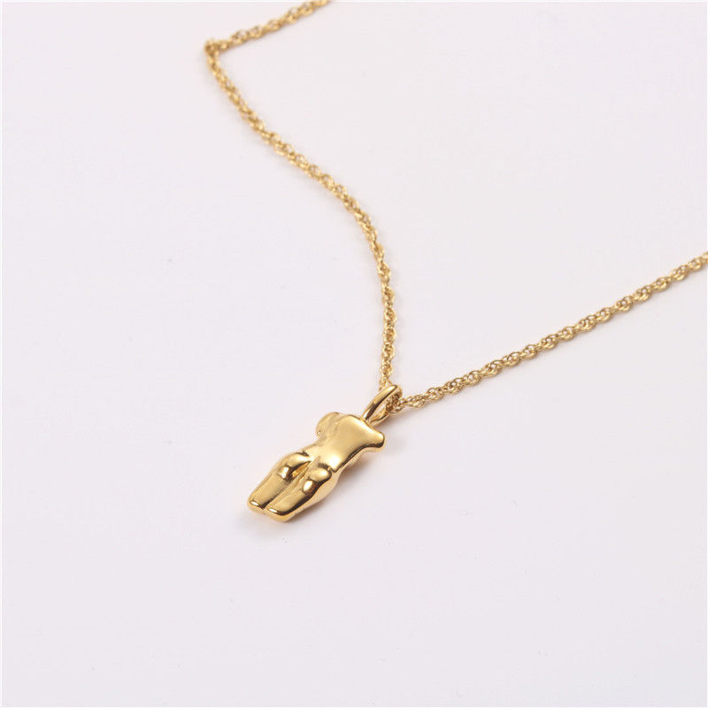 Thumbnail: 316L - 18k Gold Plated Body Necklace