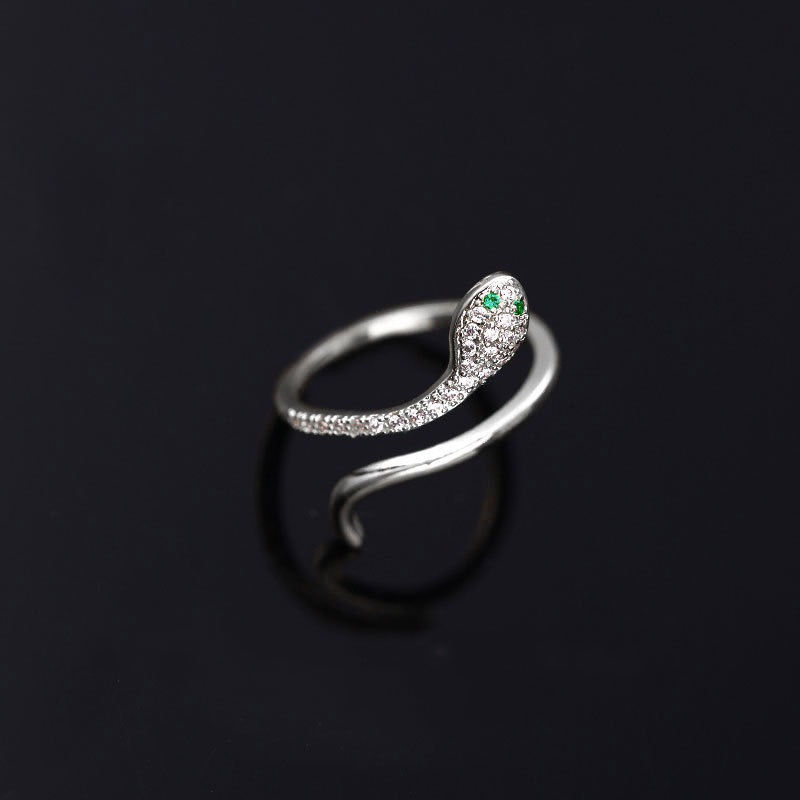 Thumbnail: S925 Snake Adjustable Ring