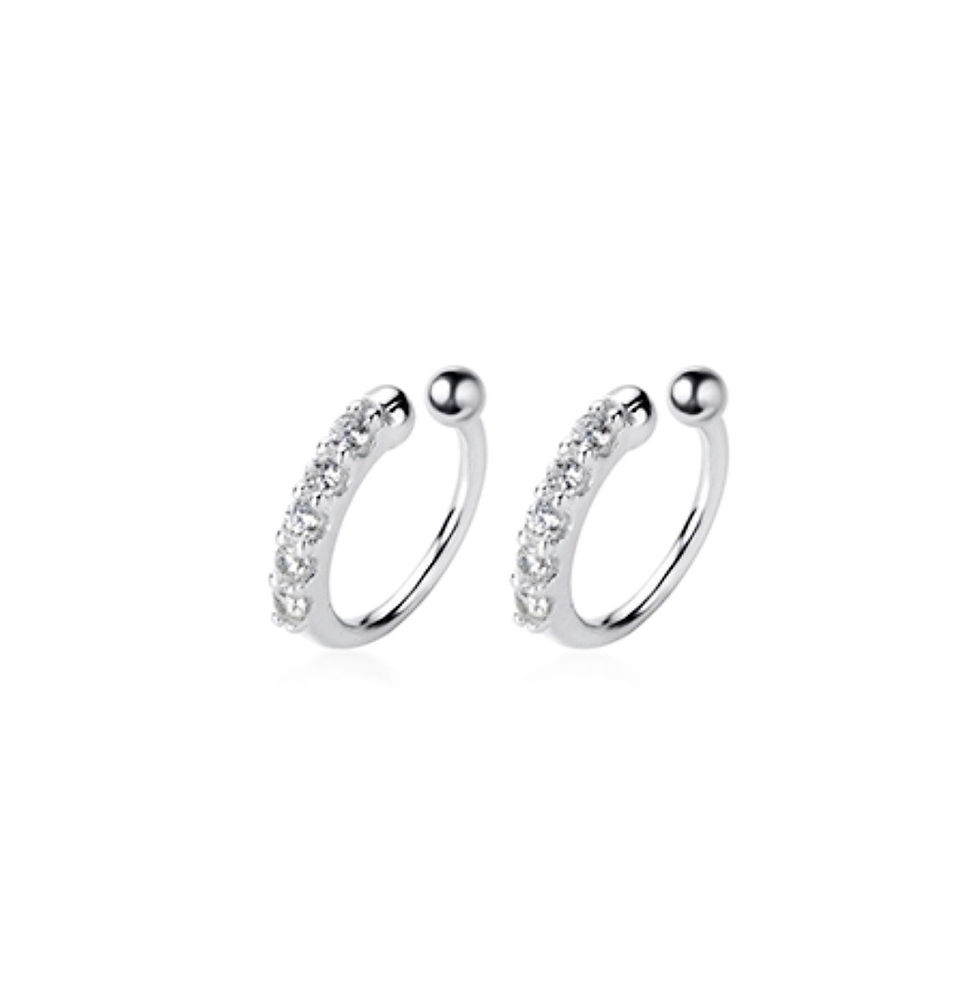 Thumbnail: S925  1 Piece CZ Ear Cuff 