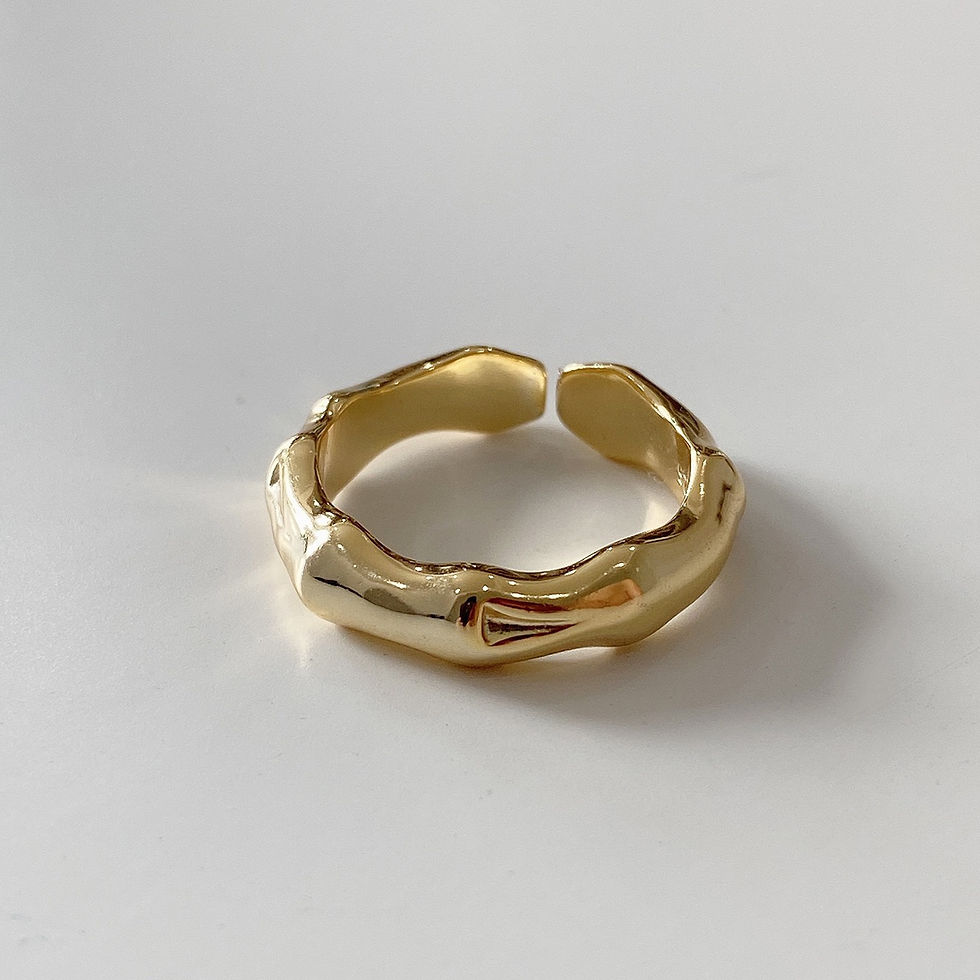 Thumbnail: S925 Thick Bamboo Ring
