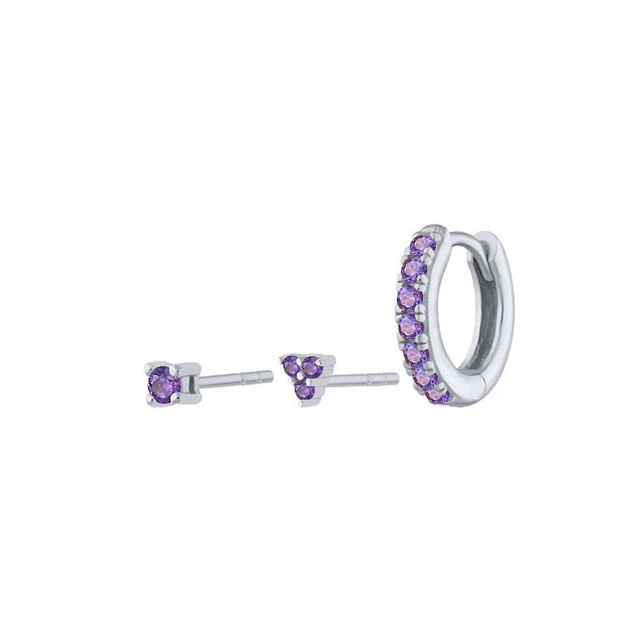 Thumbnail: S925 Hoop & Studs Set