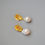 Thumbnail: 18K Gold PVD Plated- Pearl Earrings -S925 Post