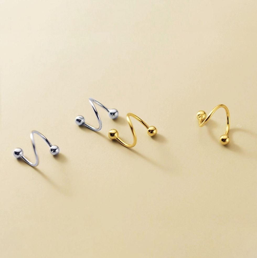 Thumbnail: S925 Spiral Earrings
