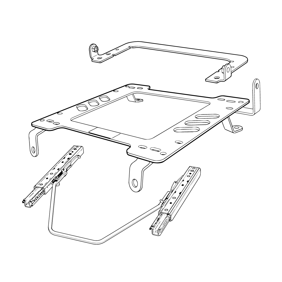 Jeep Wrangler TJ (1997-2006)- Seat Bracket Kit