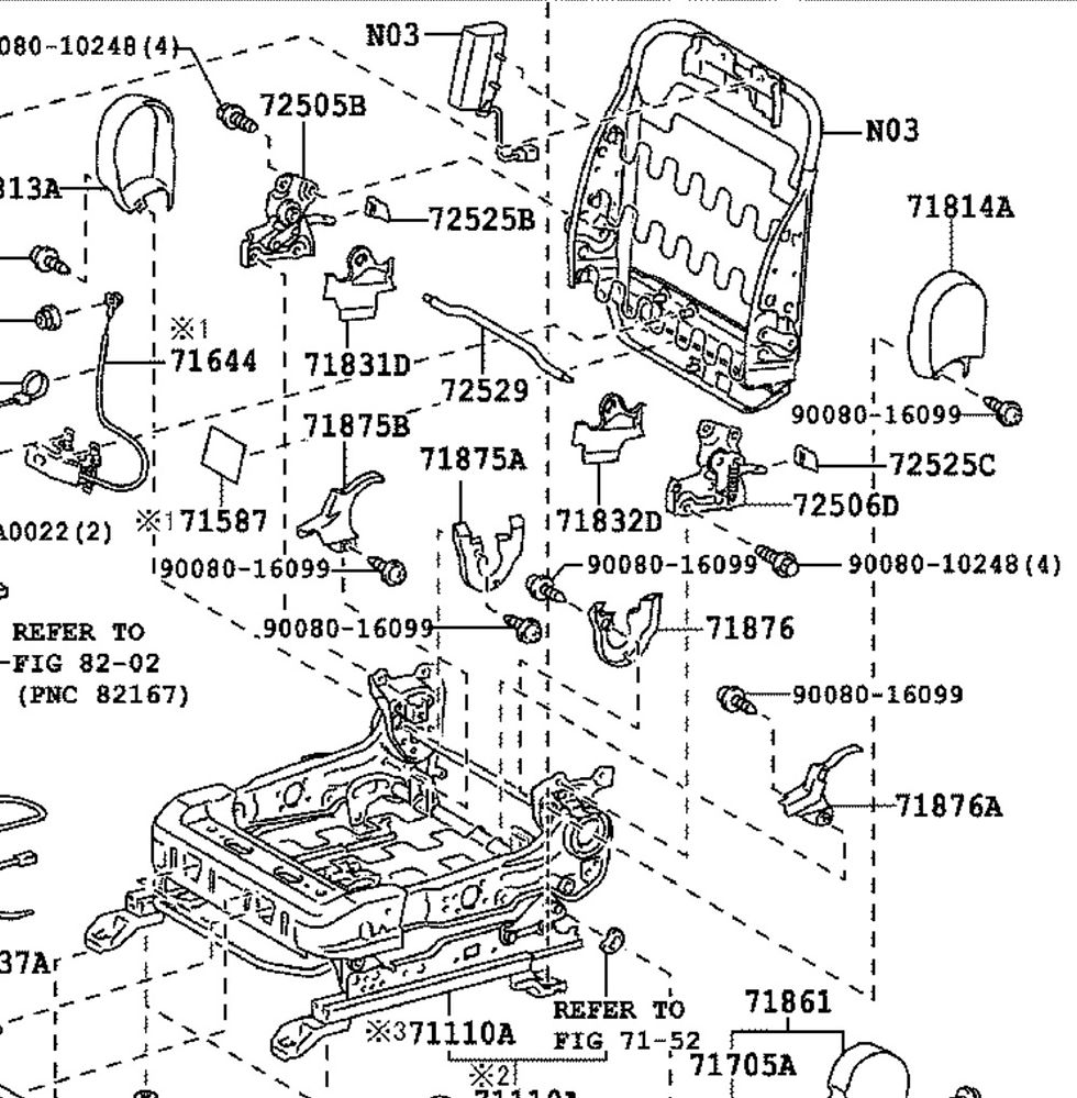 Toyota only sells them as part of the complete passenger seat frame. If your seats are gone, you can't order a set of load cells and bolt them in.